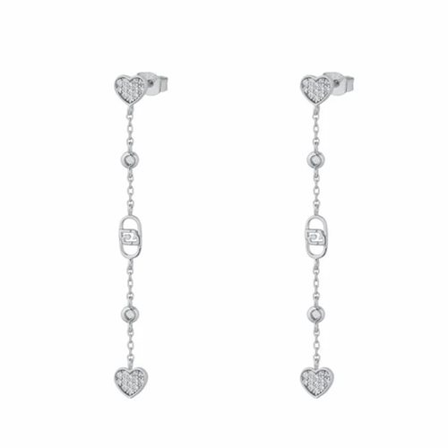 Earrings Liu Jo Woman in Silver Zircone ALJ332 - ALJ332